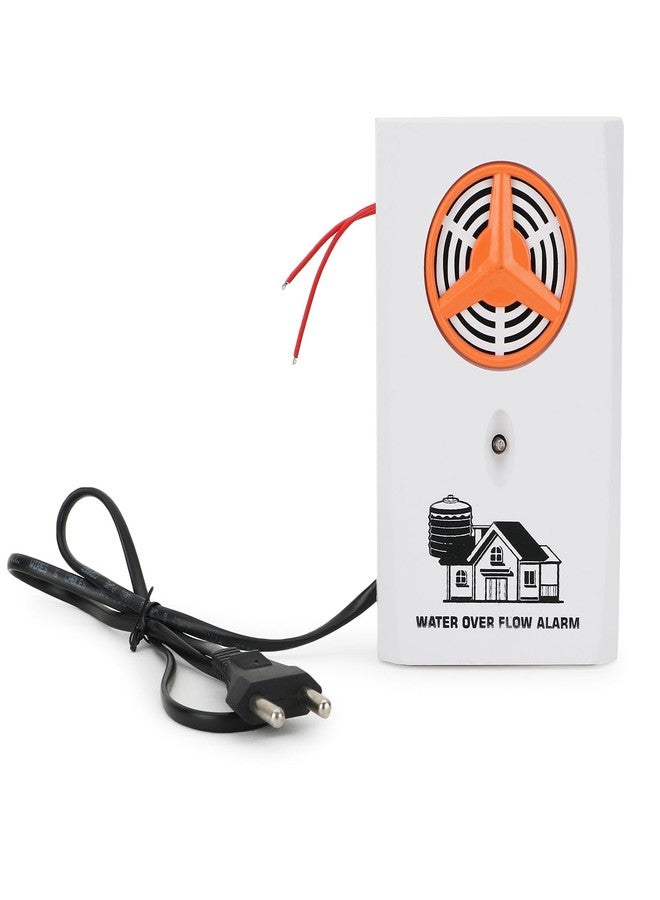 CHITRA-TECH Water Tank Overflow Alarm, in Both Hindi and English Language, Works with AC220-240V, Heavy Brass Parts,, Loud and Sweet Sound, with Water Sensor (CTWA04) - Image 1